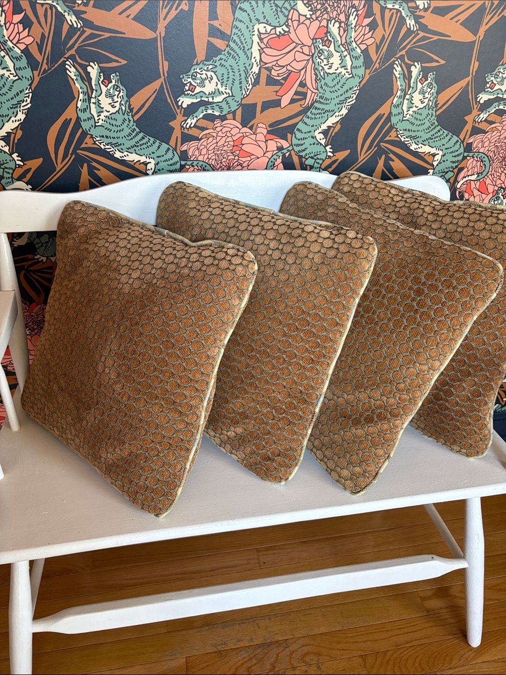 Custom Made Throw Pillows / set of 4